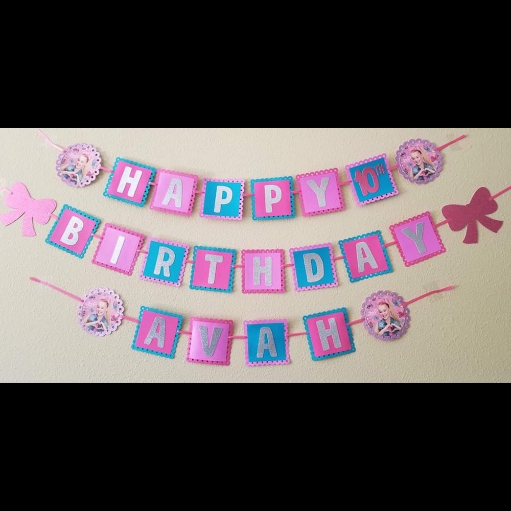 JoJo Siwa Birthday Banner